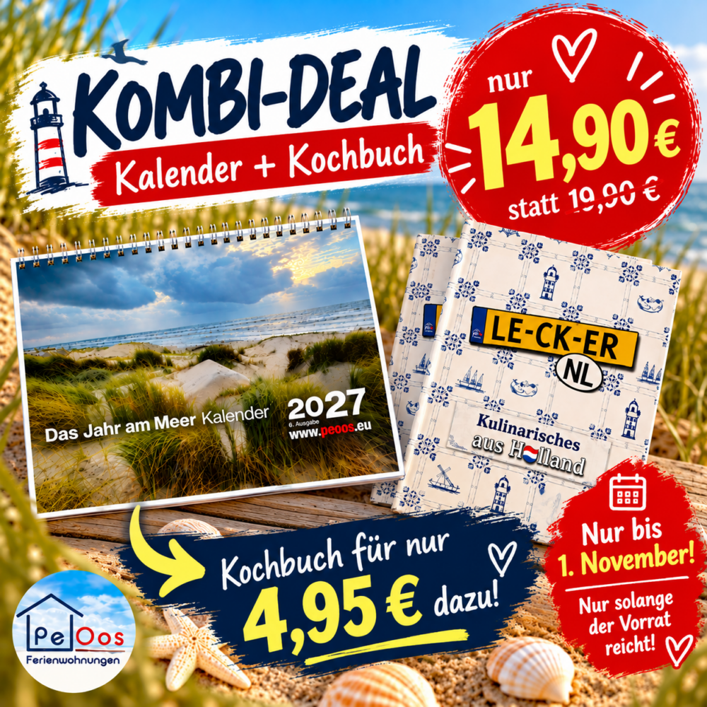 Kombi Deal strandkalender & Kochbuch